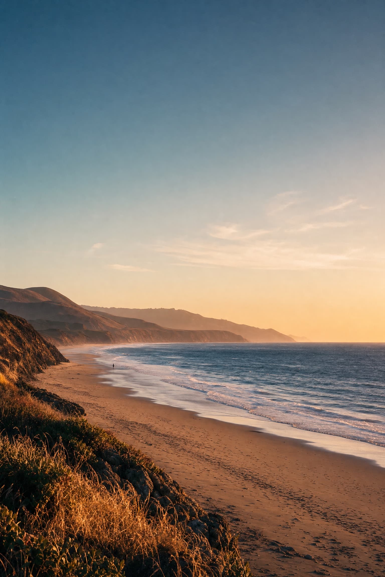 Solandis coastal home at golden hour